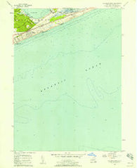 Napeague Beach New York Historical topographic map, 1:24000 scale, 7.5 X 7.5 Minute, Year 1956