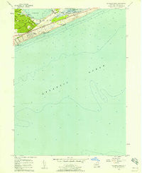 Napeague Beach New York Historical topographic map, 1:24000 scale, 7.5 X 7.5 Minute, Year 1956