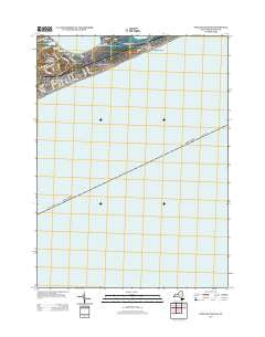 Napeague Beach New York Historical topographic map, 1:24000 scale, 7.5 X 7.5 Minute, Year 2013