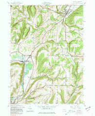 Naples New York Historical topographic map, 1:24000 scale, 7.5 X 7.5 Minute, Year 1942
