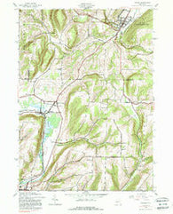 Naples New York Historical topographic map, 1:24000 scale, 7.5 X 7.5 Minute, Year 1942