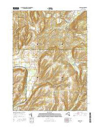 Naples New York Current topographic map, 1:24000 scale, 7.5 X 7.5 Minute, Year 2016