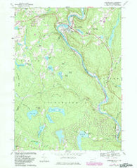 Narrowsburg New York Historical topographic map, 1:24000 scale, 7.5 X 7.5 Minute, Year 1968