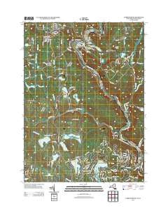 Narrowsburg New York Historical topographic map, 1:24000 scale, 7.5 X 7.5 Minute, Year 2013
