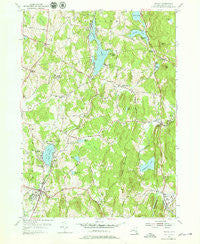 Nassau New York Historical topographic map, 1:24000 scale, 7.5 X 7.5 Minute, Year 1953