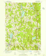 Nassau New York Historical topographic map, 1:24000 scale, 7.5 X 7.5 Minute, Year 1953