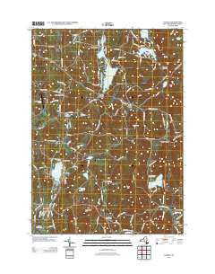 Nassau New York Historical topographic map, 1:24000 scale, 7.5 X 7.5 Minute, Year 2013