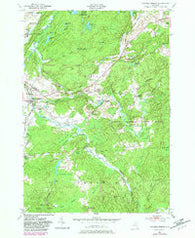 Natural Bridge New York Historical topographic map, 1:24000 scale, 7.5 X 7.5 Minute, Year 1951