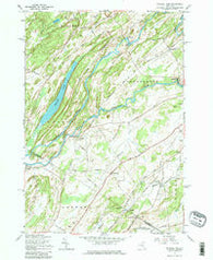 Natural Dam New York Historical topographic map, 1:24000 scale, 7.5 X 7.5 Minute, Year 1961