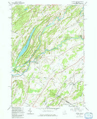 Natural Dam New York Historical topographic map, 1:24000 scale, 7.5 X 7.5 Minute, Year 1961
