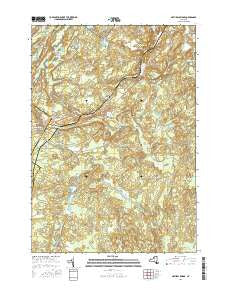 Natural Bridge New York Current topographic map, 1:24000 scale, 7.5 X 7.5 Minute, Year 2016