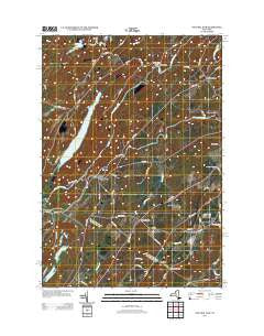 Natural Dam New York Historical topographic map, 1:24000 scale, 7.5 X 7.5 Minute, Year 2013