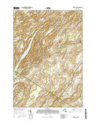 Natural Dam New York Current topographic map, 1:24000 scale, 7.5 X 7.5 Minute, Year 2016