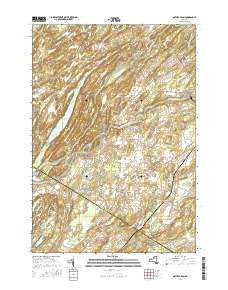 Natural Dam New York Current topographic map, 1:24000 scale, 7.5 X 7.5 Minute, Year 2016