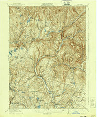 Neversink New York Historical topographic map, 1:62500 scale, 15 X 15 Minute, Year 1910
