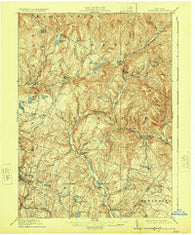Neversink New York Historical topographic map, 1:62500 scale, 15 X 15 Minute, Year 1910