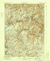 Neversink New York Historical topographic map, 1:62500 scale, 15 X 15 Minute, Year 1910