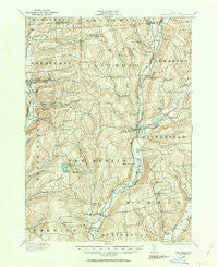 New Berlin New York Historical topographic map, 1:62500 scale, 15 X 15 Minute, Year 1910
