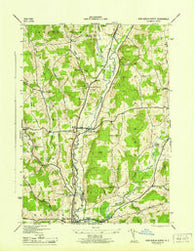 New Berlin North New York Historical topographic map, 1:31680 scale, 7.5 X 7.5 Minute, Year 1945