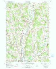 New Berlin North New York Historical topographic map, 1:24000 scale, 7.5 X 7.5 Minute, Year 1943
