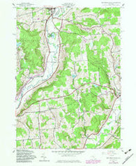 New Berlin South New York Historical topographic map, 1:24000 scale, 7.5 X 7.5 Minute, Year 1943