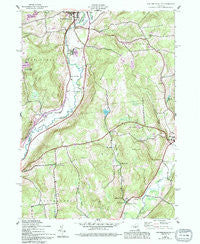 New Berlin South New York Historical topographic map, 1:24000 scale, 7.5 X 7.5 Minute, Year 1943