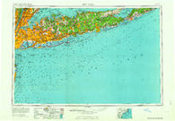 New York New York Historical topographic map, 1:250000 scale, 1 X 2 Degree, Year 1954