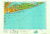 New York New York Historical topographic map, 1:250000 scale, 1 X 2 Degree, Year 1954