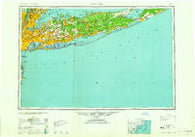 New York New York Historical topographic map, 1:250000 scale, 1 X 2 Degree, Year 1958