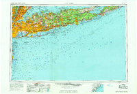 New York New York Historical topographic map, 1:250000 scale, 1 X 2 Degree, Year 1969