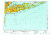 New York New York Historical topographic map, 1:250000 scale, 1 X 2 Degree, Year 1957