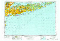 New York New York Historical topographic map, 1:250000 scale, 1 X 2 Degree, Year 1957
