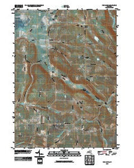 New Albion New York Historical topographic map, 1:24000 scale, 7.5 X 7.5 Minute, Year 2010