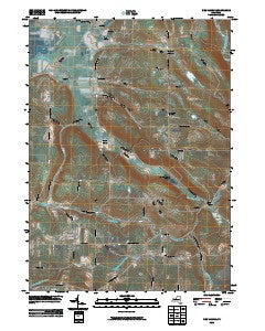 New Albion New York Historical topographic map, 1:24000 scale, 7.5 X 7.5 Minute, Year 2010