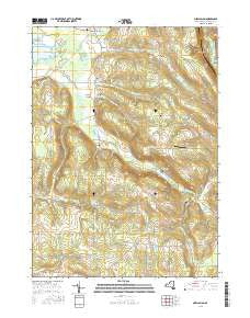 New Albion New York Current topographic map, 1:24000 scale, 7.5 X 7.5 Minute, Year 2016