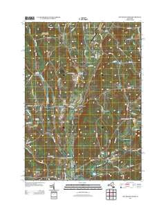 New Berlin North New York Historical topographic map, 1:24000 scale, 7.5 X 7.5 Minute, Year 2013