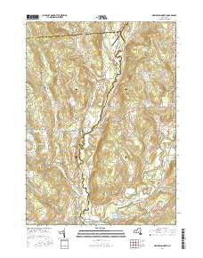 New Berlin North New York Current topographic map, 1:24000 scale, 7.5 X 7.5 Minute, Year 2016
