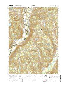 New Berlin South New York Current topographic map, 1:24000 scale, 7.5 X 7.5 Minute, Year 2016