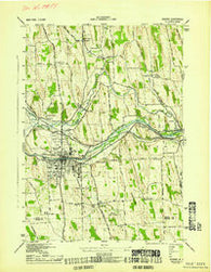 Newark New York Historical topographic map, 1:31680 scale, 7.5 X 7.5 Minute, Year 1943