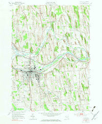 Newark New York Historical topographic map, 1:24000 scale, 7.5 X 7.5 Minute, Year 1952