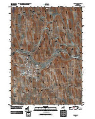 Newark New York Historical topographic map, 1:24000 scale, 7.5 X 7.5 Minute, Year 2010