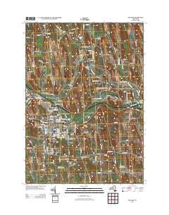 Newark New York Historical topographic map, 1:24000 scale, 7.5 X 7.5 Minute, Year 2013