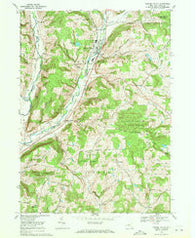 Newark Valley New York Historical topographic map, 1:24000 scale, 7.5 X 7.5 Minute, Year 1969