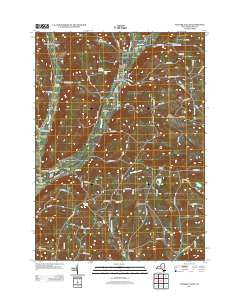 Newark Valley New York Historical topographic map, 1:24000 scale, 7.5 X 7.5 Minute, Year 2013