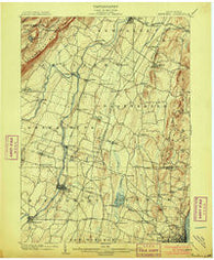 Newburg New York Historical topographic map, 1:62500 scale, 15 X 15 Minute, Year 1903