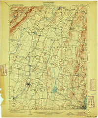Newburg New York Historical topographic map, 1:62500 scale, 15 X 15 Minute, Year 1903