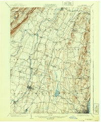 Newburgh New York Historical topographic map, 1:62500 scale, 15 X 15 Minute, Year 1903