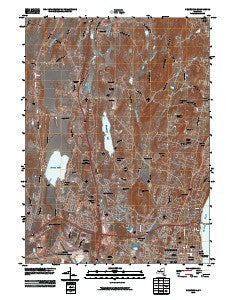 Newburgh New York Historical topographic map, 1:24000 scale, 7.5 X 7.5 Minute, Year 2010