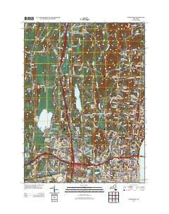 Newburgh New York Historical topographic map, 1:24000 scale, 7.5 X 7.5 Minute, Year 2013