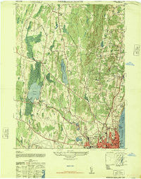 Newburgh North New York Historical topographic map, 1:24000 scale, 7.5 X 7.5 Minute, Year 1947